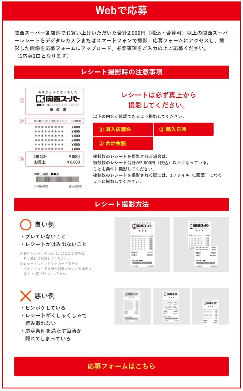 ☆関西スーパー☆10,000名様に福のお届けキャンペーン始まりました